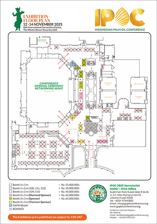 Exhibition Floor Plan IPOC 2025