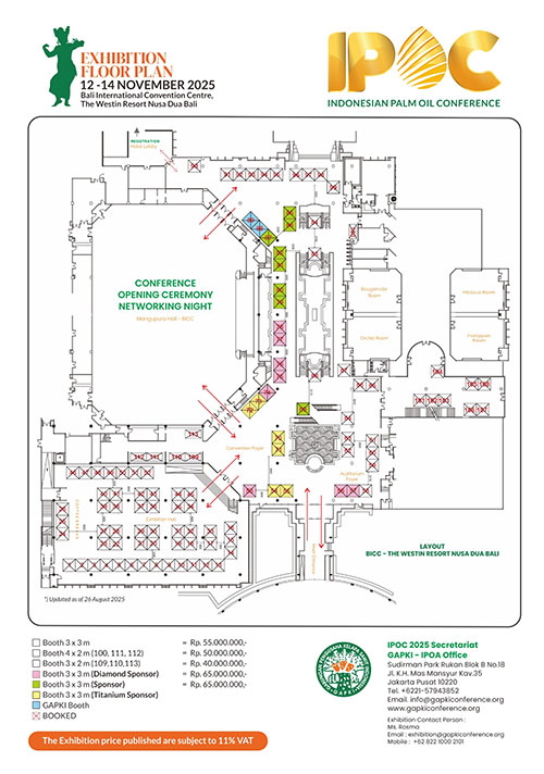 Exhibition Floor Plan IPOC 2025