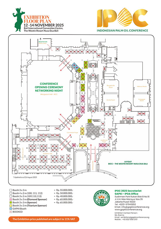 Exhibition Floor Plan IPOC 2025