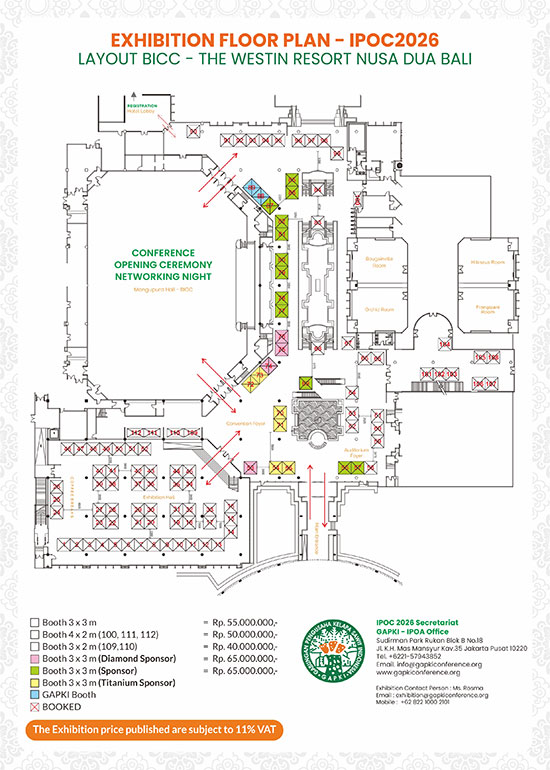Exhibition Floor Plan IPOC 2026